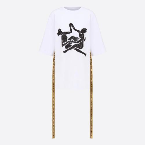  DIOR迪奧 22年秋冬 女士 短袖T恤 T-shirt THEBE MAGUGU AND CTAOP 313T28A4449_X0200