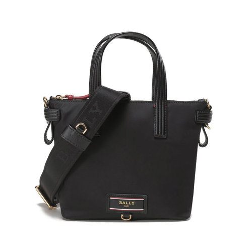 BALLY/巴利 女士織物手提單肩斜挎包托特包 EMBETH SM