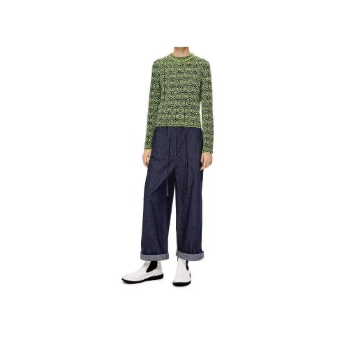  LOEWE羅意威 22年秋冬 女士 針織衫 Anagram sweater in wool S359Y14K82-8101