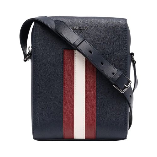 BALLY/巴利 男士藍(lán)色皮革斜挎包 6236784 PLSX