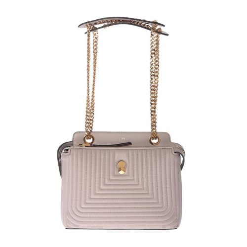 FENDI/芬迪 DOTCOM系列 女士牛皮鏈條包單肩斜挎包