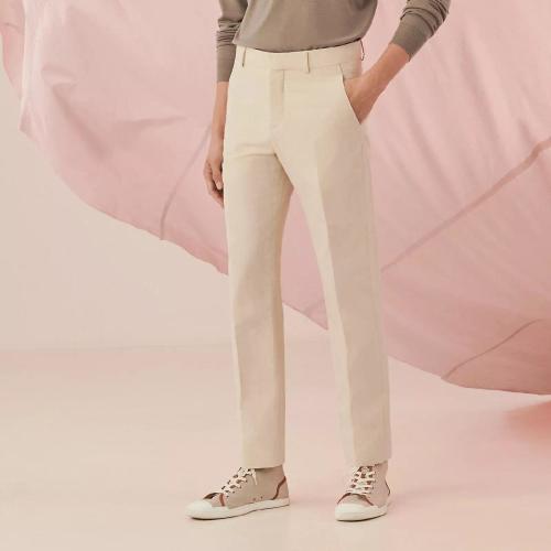  HERMES愛(ài)馬仕 22年秋冬 男士 休閑褲 Pantalon Saint Germain decoupe H255020H59140