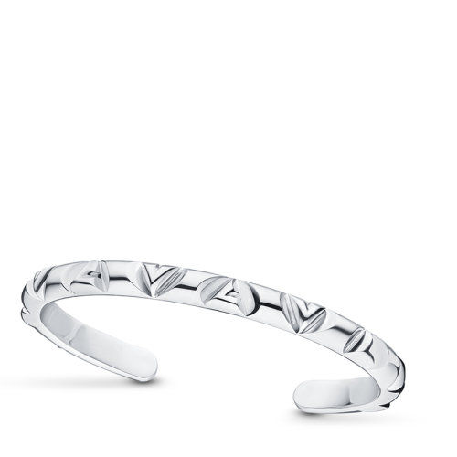 Louis Vuitton/路易威登 LV VOLT系列 經(jīng)典款18k金白金手鐲Q95964