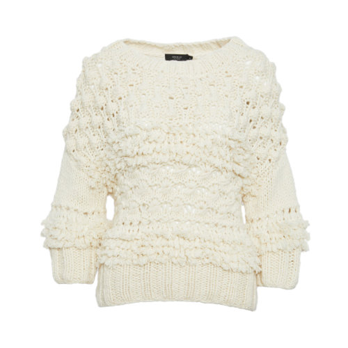 【DesignerWomenwear】SHOKAY/繡嘉秋冬女士針織衫/毛衣限量款純手工編織系列高原女士毛衣圓領(lǐng)手編套衫