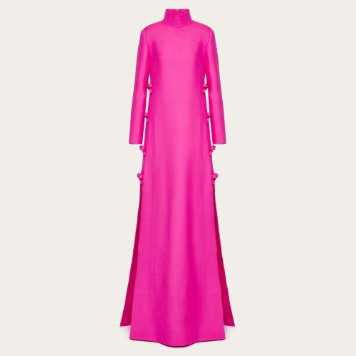  VALENTINO華倫天奴 22年秋冬 女士 連衣裙 ROBE DE SOIRéE EN CREPE COUTURE REHAUSSéE DE N