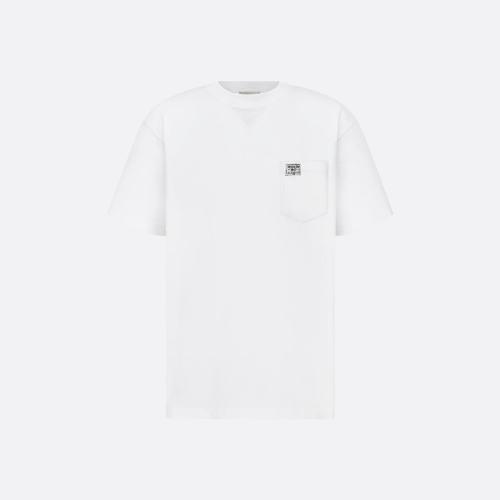  DIOR迪奧 22年秋冬 男士 短袖T恤 T-shirt CD?1947， coupe relax 243J634A0677_C081