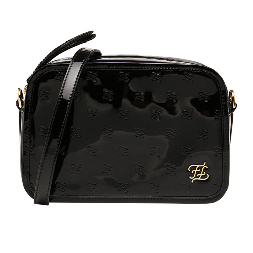 FENDI/芬迪女士牛皮革漆皮相機包單肩斜跨包8BT287AAFJ