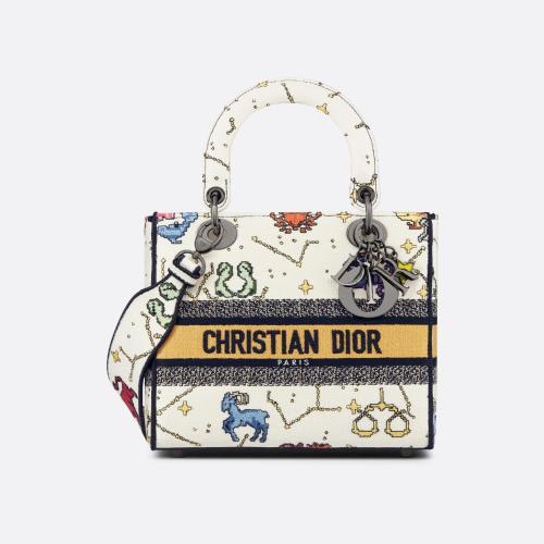  DIOR迪奧 22年秋冬 女士 手提包 Sac Lady D-Lite Medium M0565BRTY_M941