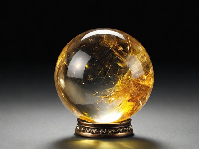 為什么黃水晶球會變得混濁？