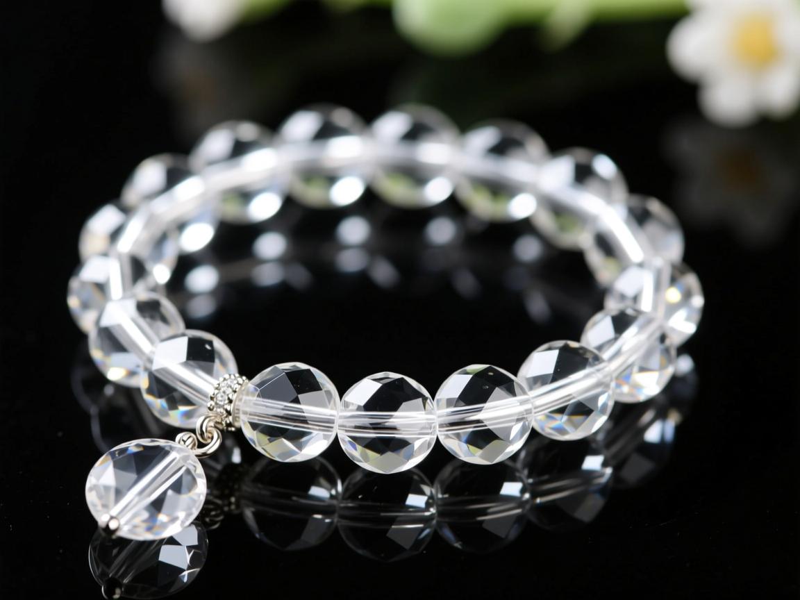 水晶手串為什么有平頭