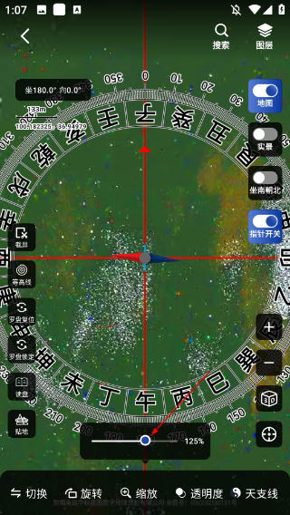 三維山水全景地圖